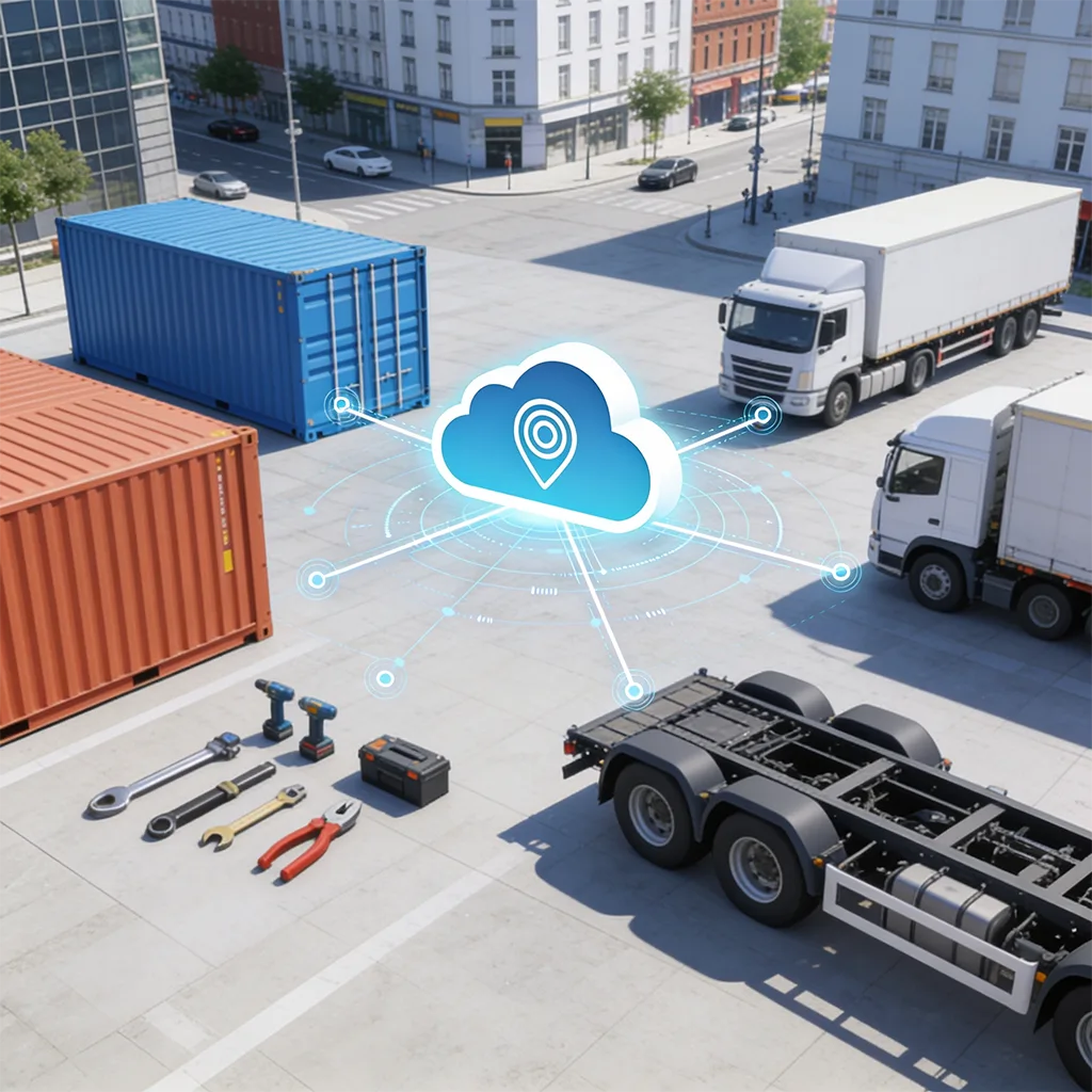 GPS Cloud asset tracking za alate, kontejnere i prikolice