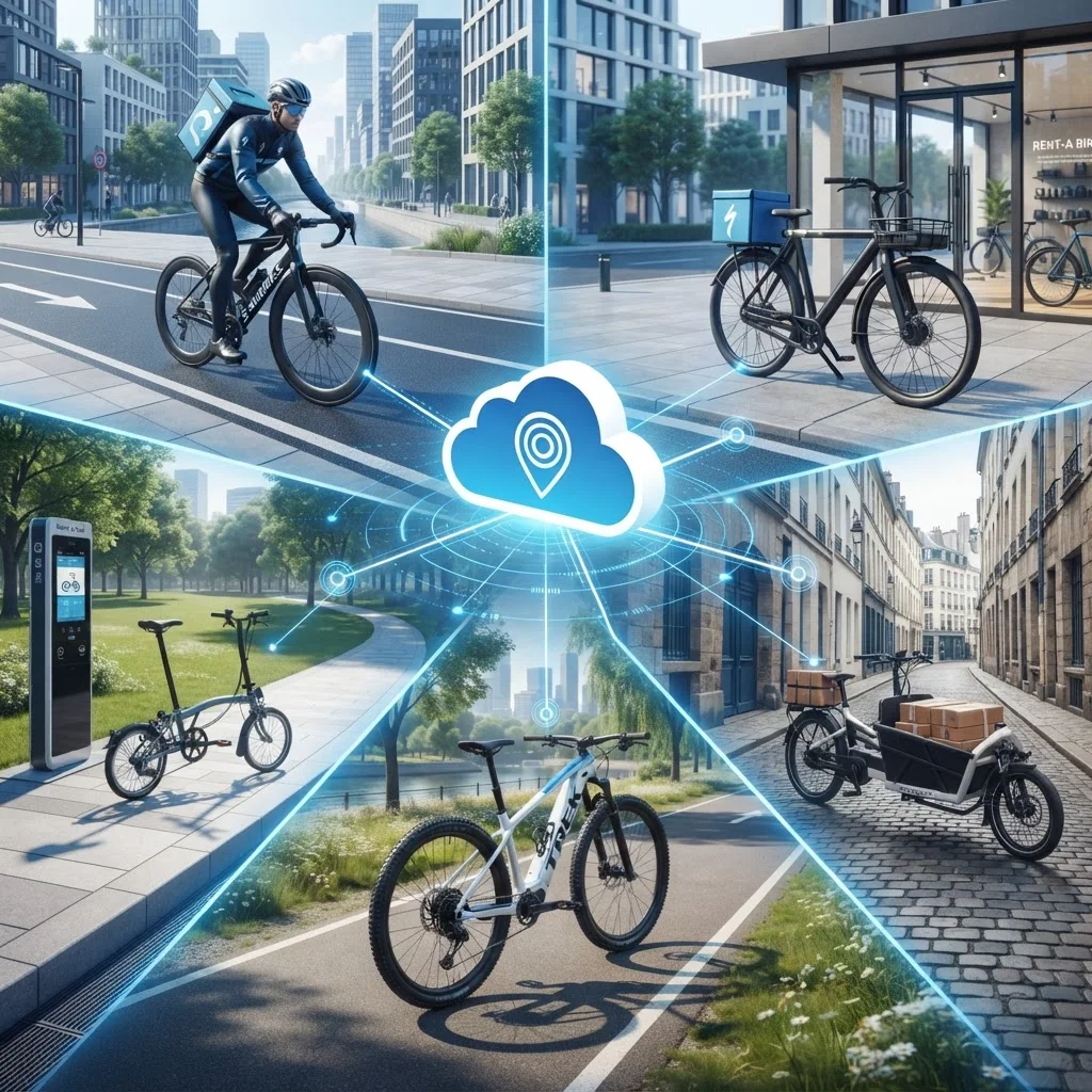 GPS Cloud praćenje bicikala i e-bicikala za rent-a-bike i dostavu