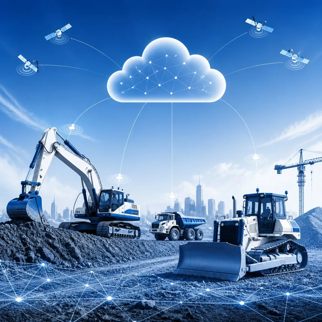 GPS Cloud praćenje građevinskih strojeva na gradilištu